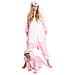 Pigiama Da Donna Tuta Kigurumi Onesie Costume Dinosauro Rosa 155-165 M - Foto miniatura 5