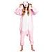 Pigiama Da Donna Tuta Kigurumi Onesie Costume Dinosauro Rosa 155-165 M - Foto miniatura 6