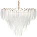 Lampadario Mahaica Vetro Ottone - Foto miniatura 2