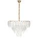 Lampadario Mahaica Vetro Ottone - Foto miniatura 3