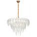 Lampadario Mahaica Vetro Ottone - Foto miniatura 5