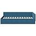 Cornice del letto ad angolo Altro con testiera Blu 90 x 190 cm - Foto miniatura 5