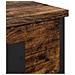 Armadio da Notte Rovere fumo 41 x 31 x 51 cm Legno multistrato - Foto miniatura 9