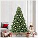 Albero di Natale artificiale con 300 LED Verde 210 cm PE e PVC - Foto miniatura 2