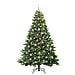 Albero di Natale artificiale con 300 LED Verde 210 cm PE e PVC - Foto miniatura 3