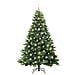 Albero di Natale artificiale con 300 LED Verde 210 cm PE e PVC - Foto miniatura 4