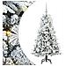 Albero di Natale Artificiale con Rami Pieghevoli Bianco 120 cm - Foto miniatura 1