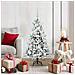 Albero di Natale Artificiale con Rami Pieghevoli Bianco 120 cm - Foto miniatura 2