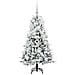 Albero di Natale Artificiale con Rami Pieghevoli Bianco 120 cm - Foto miniatura 3