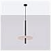 Lampada A Sospensione Feltro 1 Nero /beige Sl. 1879 - Moderno Lampada A Sospensione Beige /nero 126x30x30 Cm - Foto miniatura 3