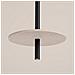 Lampada A Sospensione Feltro 1 Nero /beige Sl. 1879 - Moderno Lampada A Sospensione Beige /nero 126x30x30 Cm - Foto miniatura 6