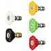 Set Di Ugelli Per Idropulitrice Con Lancia 1/4"" 34cm - 5 Angoli Di Spruzzo (0°, 15°, 25°, 40°, 60°) | Max 250 Bar, 60°c | Compatibile Con, Lavor - Foto miniatura 3