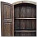 Armadio In Legno Fatto A Mano 90-100x37x170-195h Cm - Foto miniatura 6