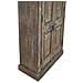 Armadio In Legno Fatto A Mano 90-100x37x170-195h Cm - Foto miniatura 8