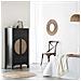 Armadio In Legno Nero 70x40x135h - Foto miniatura 2
