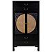 Armadio In Legno Nero 70x40x135h - Foto miniatura 4