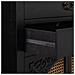 Armadio In Legno Nero 70x40x135h - Foto miniatura 7