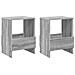 Scaffale per riviste 2 pcs Grigio Sonoma 35 x 30 x 45 cm - Foto miniatura 1