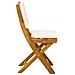 Sedie Bistro da Giardino 2 pcs Bianco Crema 38 x 46 x 85 cm - Foto miniatura 7