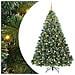 Albero di Natale artificiale con 300 LED Verde 240 cm PE e PVC - Foto miniatura 1
