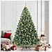 Albero di Natale artificiale con 300 LED Verde 240 cm PE e PVC - Foto miniatura 2