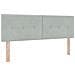 Letto con Contenitore Grigio Chiaro 160 x 200 cm Velluto - Foto miniatura 4