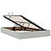 Letto con Contenitore Grigio Chiaro 160 x 200 cm Velluto - Foto miniatura 5