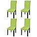 Set 4 Pz Fodera Elastica Per Sedie Verde - Foto miniatura 1