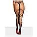 Collant Sexy Aperte Rete, Nero, Taglia Unica - Foto miniatura 3