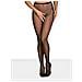 Collant Sexy Aperte Rete, Nero, Taglia Unica - Foto miniatura 4