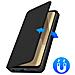 Custodia Samsung Galaxy A12 Portacarte Funzione Supporto Similpelle Liscia Nero - Foto miniatura 3