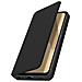 Custodia Samsung Galaxy A12 Portacarte Funzione Supporto Similpelle Liscia Nero - Foto miniatura 4