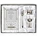 Bella Boxed Argento Placcato Battesimo Day Gift Set - 4 Pezzi Comprende Portauovo Spoon Bambino Photo Frame Tovagliolo Anello In Presentazione Confezione Regalo. - Foto miniatura 1