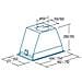 Cappa Gl 75 X / c Rosone, Classe Di Efficienza Energetica A, Larghezza 75 Cm, 820 M³ / h, Touch Control, Led, Inox - Foto miniatura 6