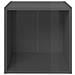 Set Mobili TV 6 pz Grigio Lucido in Legno Multistrato - Foto miniatura 2