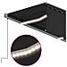 Tenda Sole Retrattile Manuale Parasole LED 5x3m Antracite - Foto miniatura 5