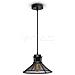 Lampadario Con Portalampada E27 In Metallo Nero A Maglia - V-tac - Foto miniatura 1