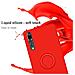 Custodia Compatibile Con Huawei P20 Pro In Liquid Rosso - Coperchio Protettivo In Silicone Tpu Flessibile Con Anello - Foto miniatura 3