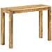 Tavolo Consolle 110x35x76 Cm In Legno Massello Di Mango Grezzo - Foto miniatura 1