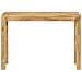 Tavolo Consolle 110x35x76 Cm In Legno Massello Di Mango Grezzo - Foto miniatura 2