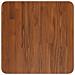 Piano Tavolo Quadrato Marrone Scuro 40x40x2,5cm Rovere Trattato - Foto miniatura 2