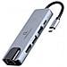 Adattatore Multiporta Usb Tipo C 5 In 1 Con Hub Hdmi, Pd E Lan - Foto miniatura 3
