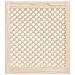 Ante Con Design A Reticolo 2 Pz 59,5x69 Cm In Legno Di Pino - Foto miniatura 3