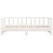 Divano Letto Con Letto Estraibile Bianco 80x200cm Massello Pino - Foto miniatura 10