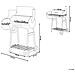 SATAH Grill Carrello Carbone (combustibile) Nero - Foto miniatura 3