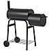 SATAH Grill Carrello Carbone (combustibile) Nero - Foto miniatura 4