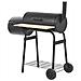 SATAH Grill Carrello Carbone (combustibile) Nero - Foto miniatura 5
