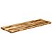 Piano Tavolo Bordi Vivi 140x40x2,5 Cm Legno Di Mango Grezzo - Foto miniatura 2
