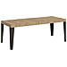 Tavolo Allungabile 90x160/264 Cm Flame Premium Quercia Natura Telaio Antracite - Foto miniatura 1
