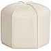 Pouf Wishek Velluto Beige Chiaro - Foto miniatura 2